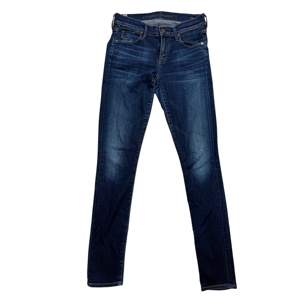 Citizens of Humanity Avedon Skinny Jeans 26 Dark Wash Stretch Denim Made USA
